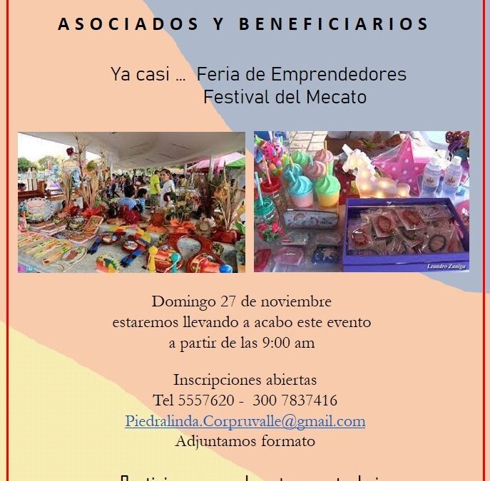 NOV 27 – Feria de Emprendedores y Festival del Mecato