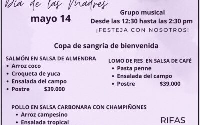 MAY 14 – Día de la madre