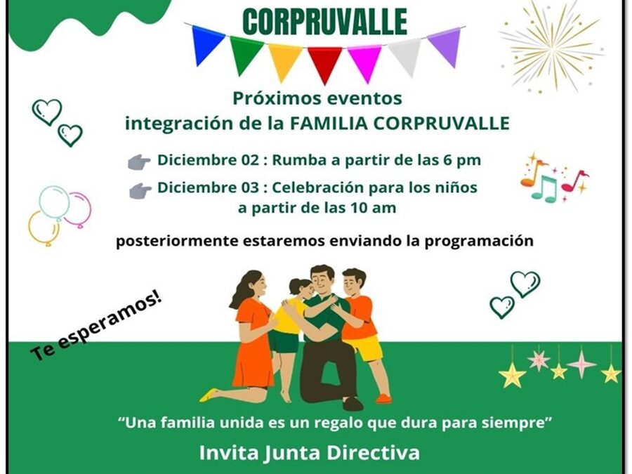 DIC 02/03 – Integración de la familia Corpruvalle