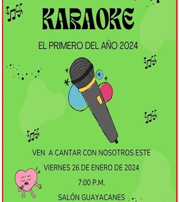 ENE 26 – Noche de Karaoke