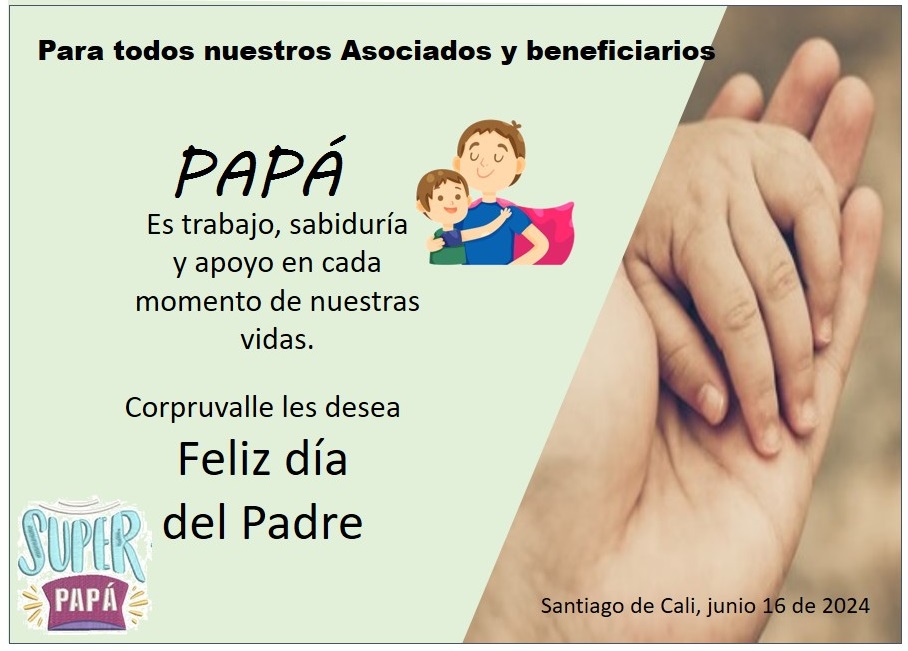 JUN 16 – Día del Padre