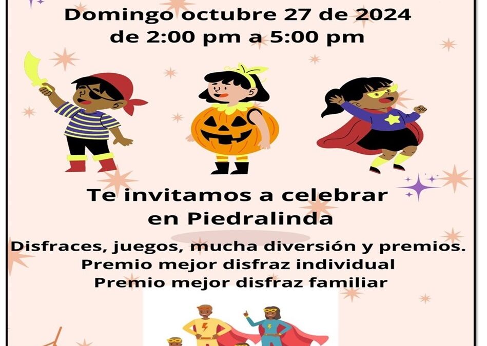 OCT 27 – Fiesta de Halloween Niños