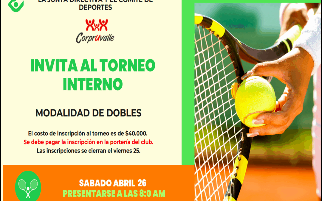 ABR 26 – Torneo de Tenis