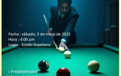 MAY 03 – Exhibición de Billar