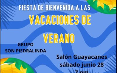 JUN 28 – Gran fiesta de bienvenida a las vacaciones de Verano – CORPRUVALLE