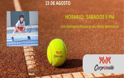 AGO 23 – Escuela de Tenis – Inicio de actividades