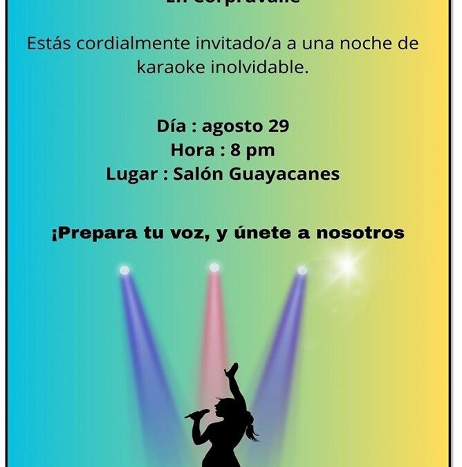 AGO 29 – Noche de Karaoke