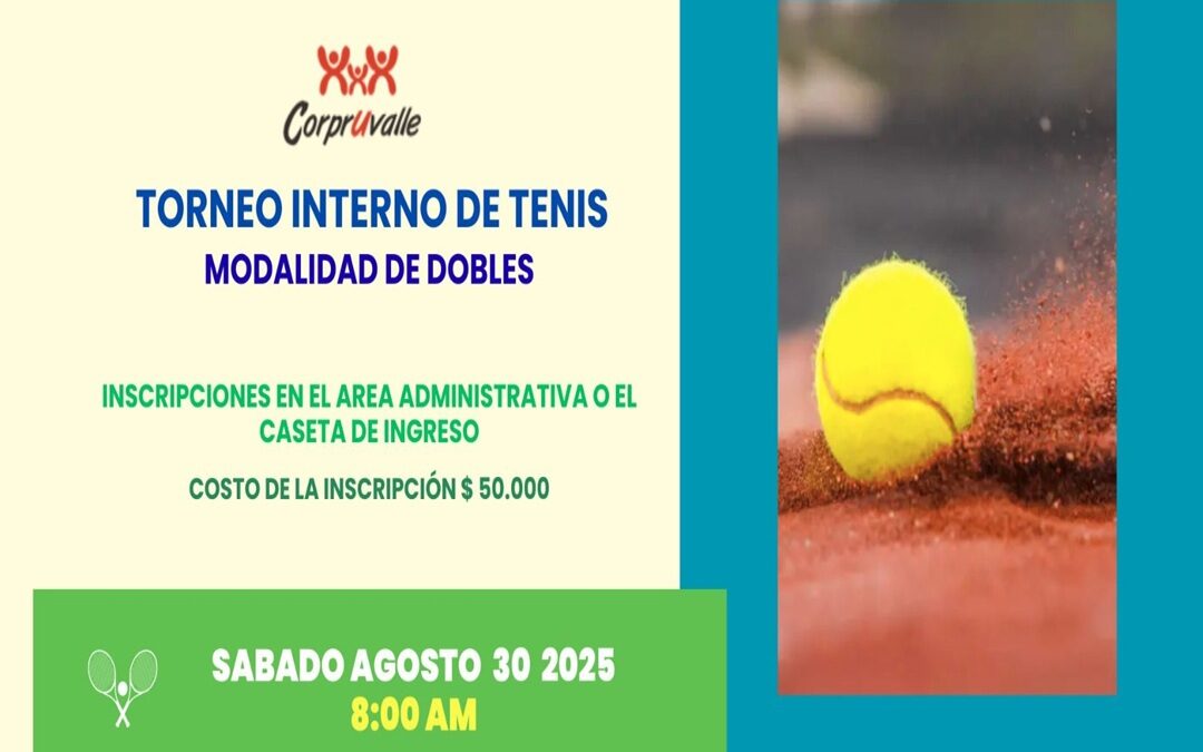 AGO 30 – Torneo de Tenis