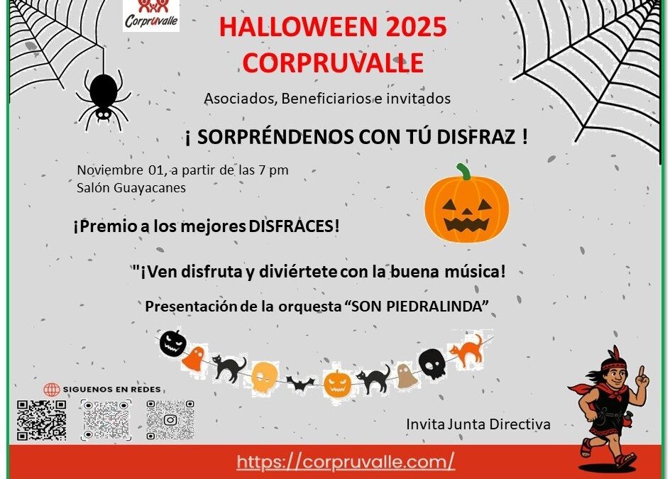 NOV 01 – Fiesta de Halloween Adultos