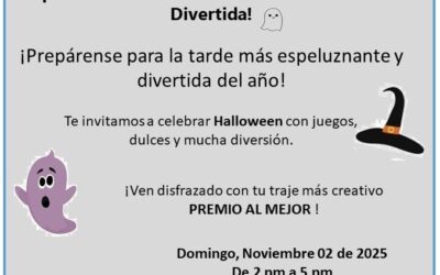 NOV 02 – Fiesta de Halloween Niños