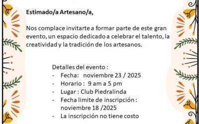 NOV 23 – Feria de emprendedores y emprendedoras