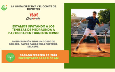 FEB 28 – Torneo de Tenis