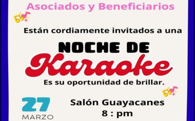 MAR 27 – Noche de Karaoke
